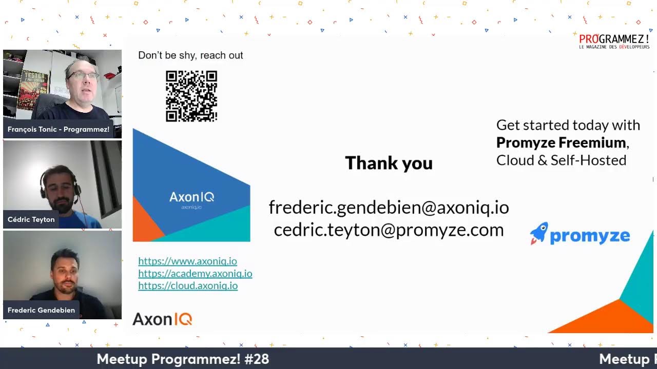 Programmez! meetup 28 : Anatomie des &eacute;v&eacute;nements dans un syst&egrave;me CQRS et d'Event sourcing