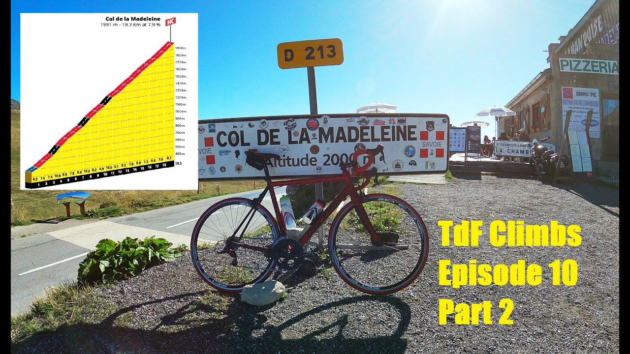 Classic TOUR de FRANCE Climbs - Episode 12: Col de la Madeleine Part 2 (South-North)