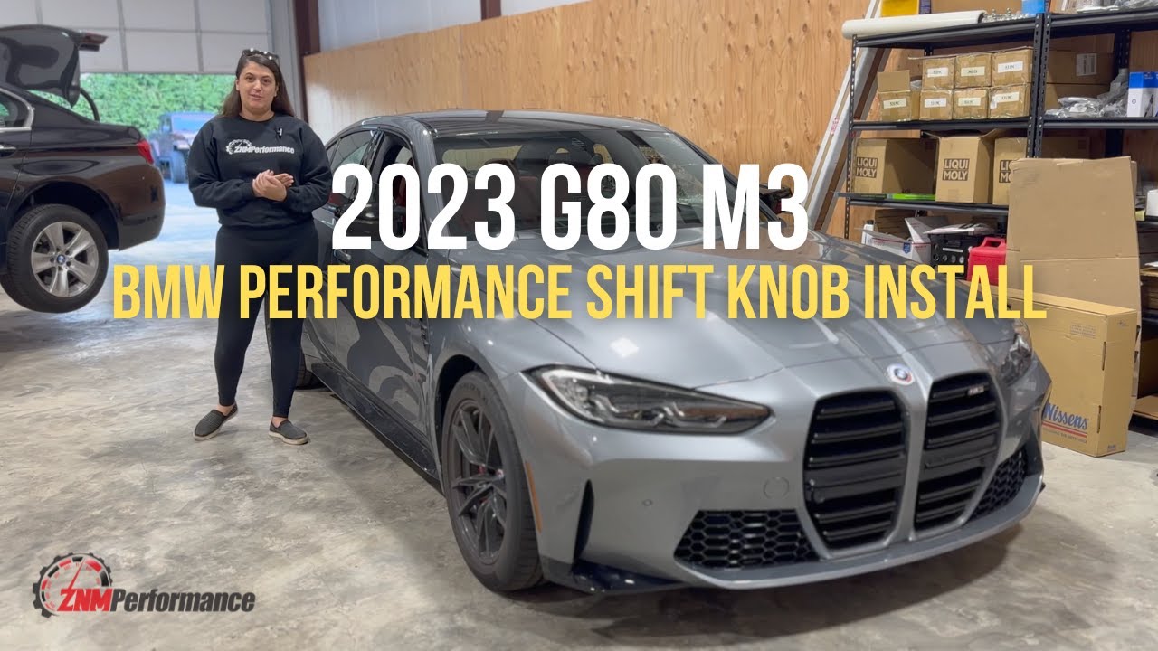 2023 G80 M3 BMW Performance Shift Knob Install | DIY