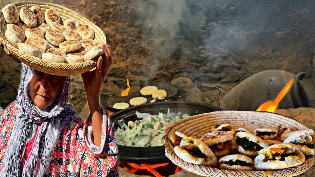 طبخ في البادية/ خبيزات شعير معمرين بطريقة بلدية👌لموت ضحك مع لوليدة او عروستها😂كلشي على لبيبية🤣😂