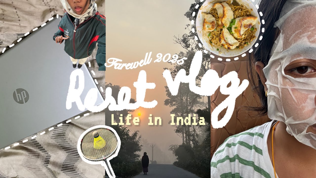 Reset vlog: cold mornings, walks, momos & self-care | Life in India  | farewell 2025 🎀✨🎧 EPISODE 2