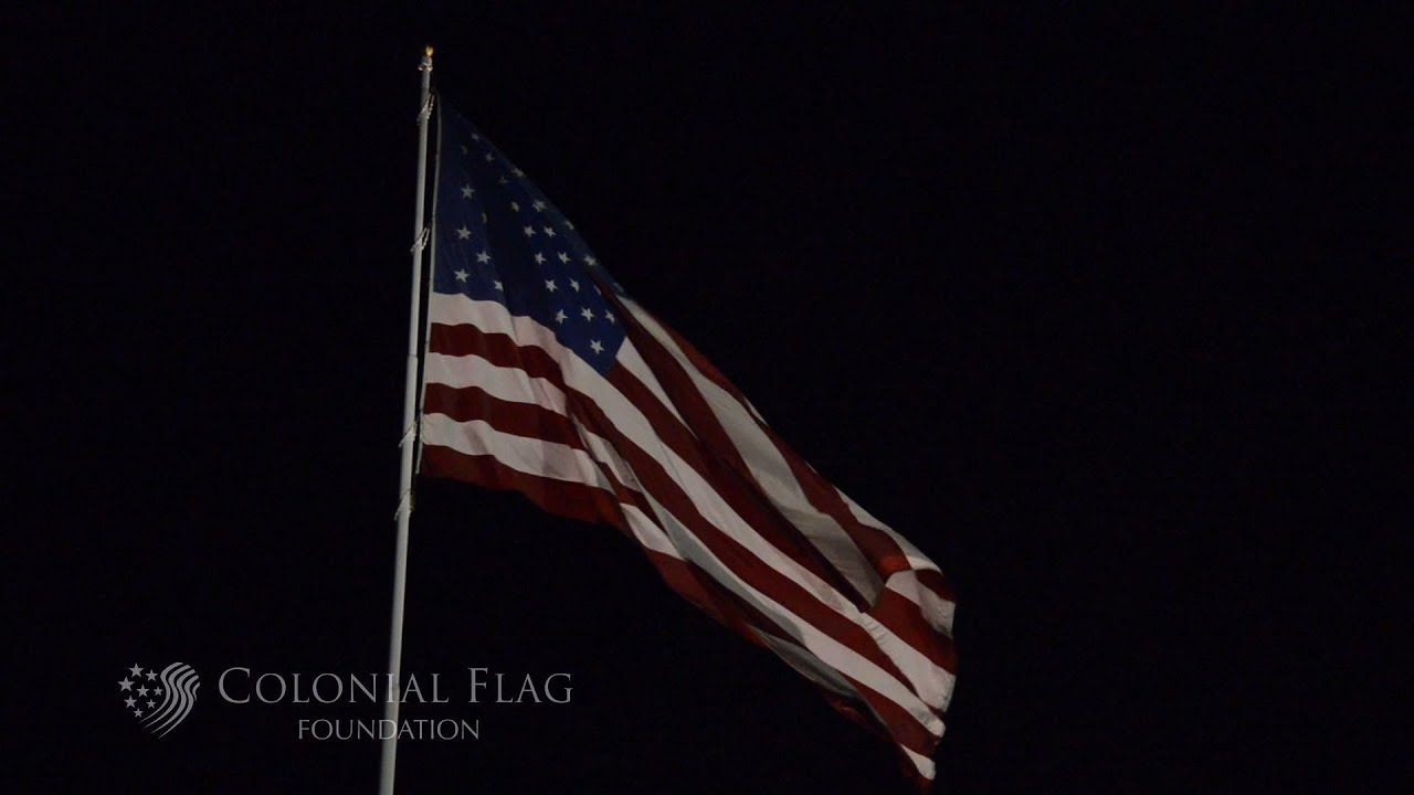 How to Fly the US Flag at Night