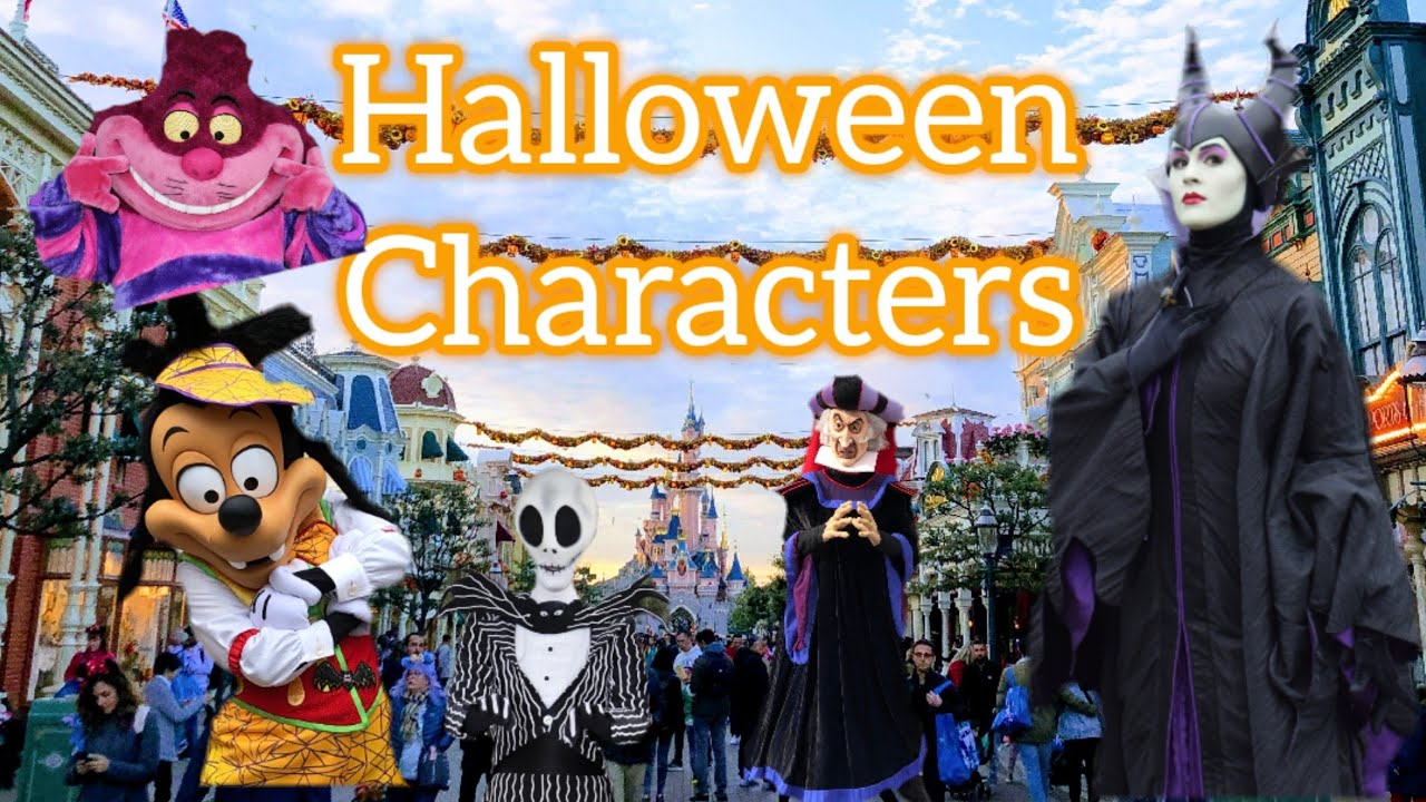 🎃 Halloween Disney characters meet at Disneyland Paris