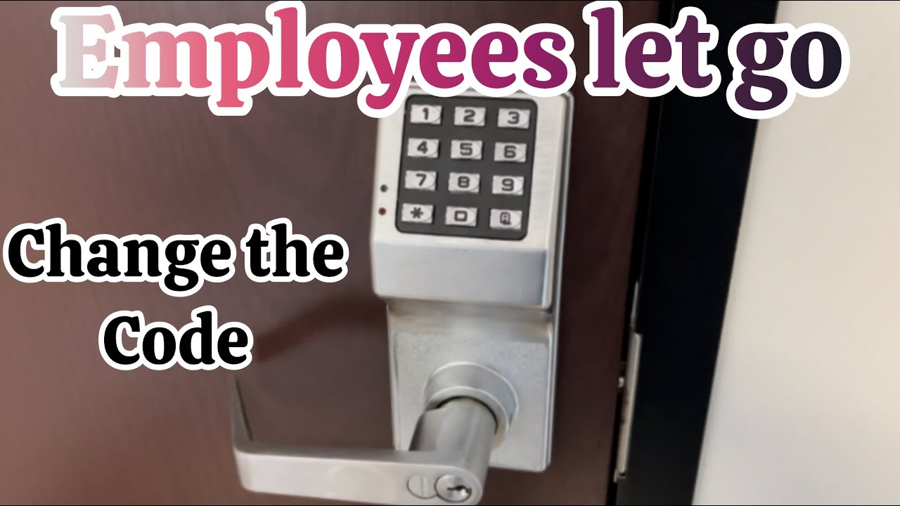 Alarm Lock Trilogy DL2700: Programming without the master code by Maintenance.