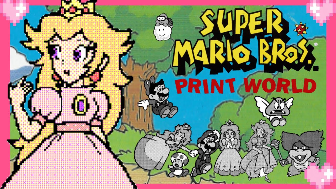 💗 Super Mario Bros. Print World (All Prints)  💗