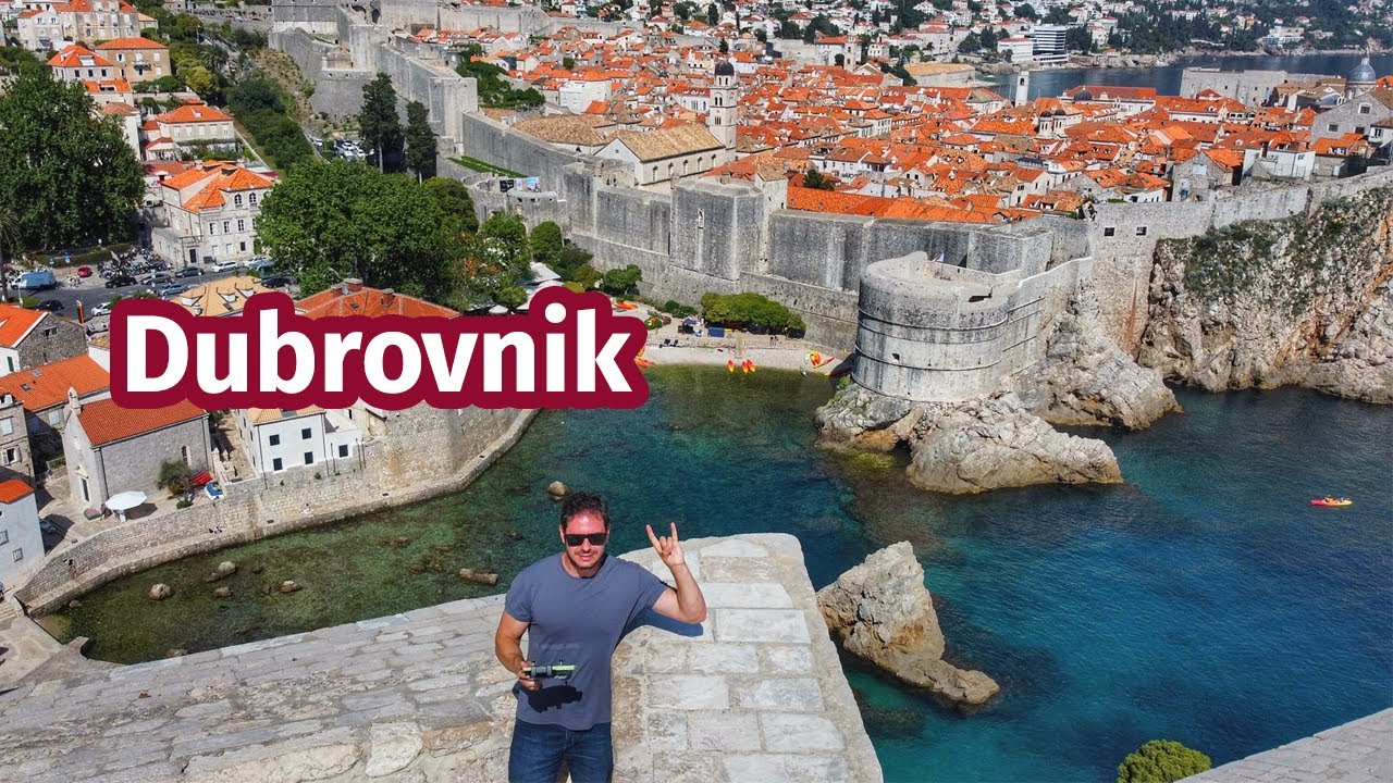 A cidade antiga de Dubrovnik, Croácia