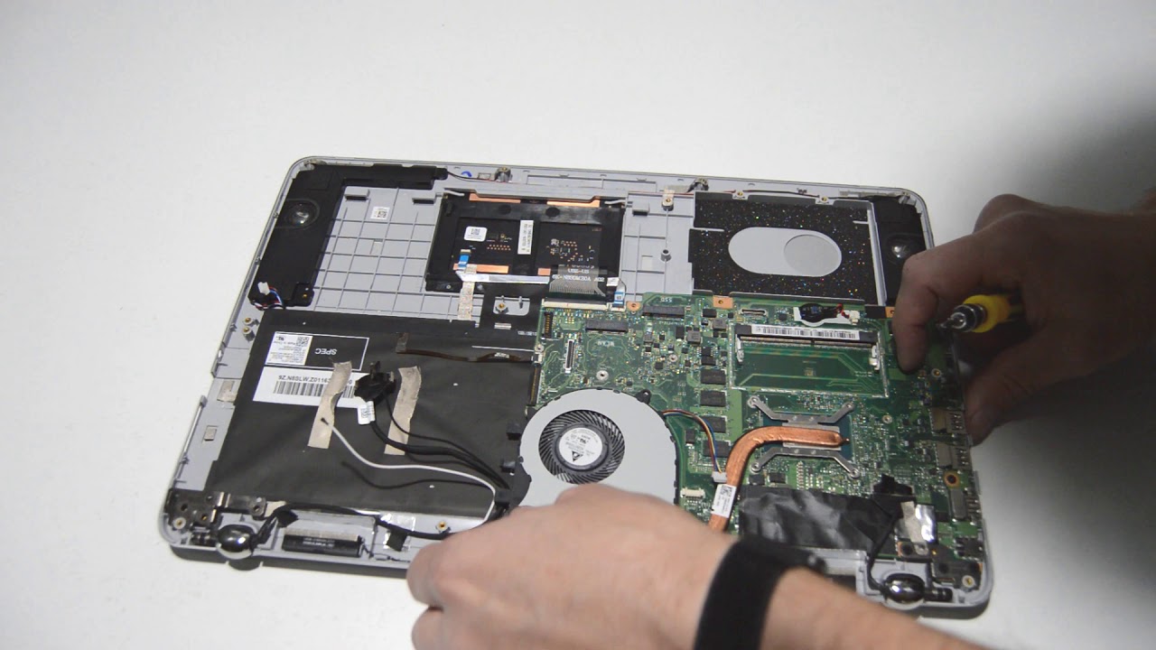 How to Disassemble Asus Q504U Laptop
