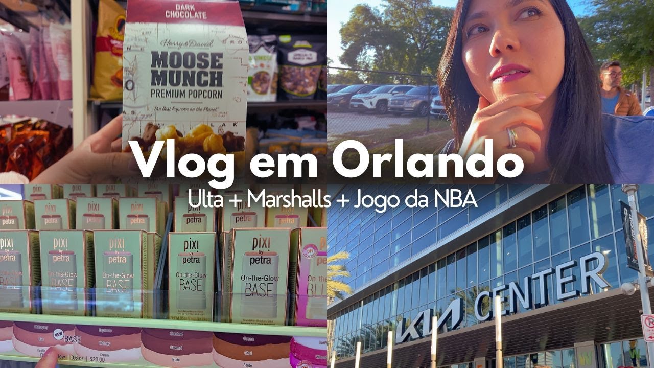 Vlog em Orlando | Ulta, Achados na Marshalls e NBA no Kia Center!