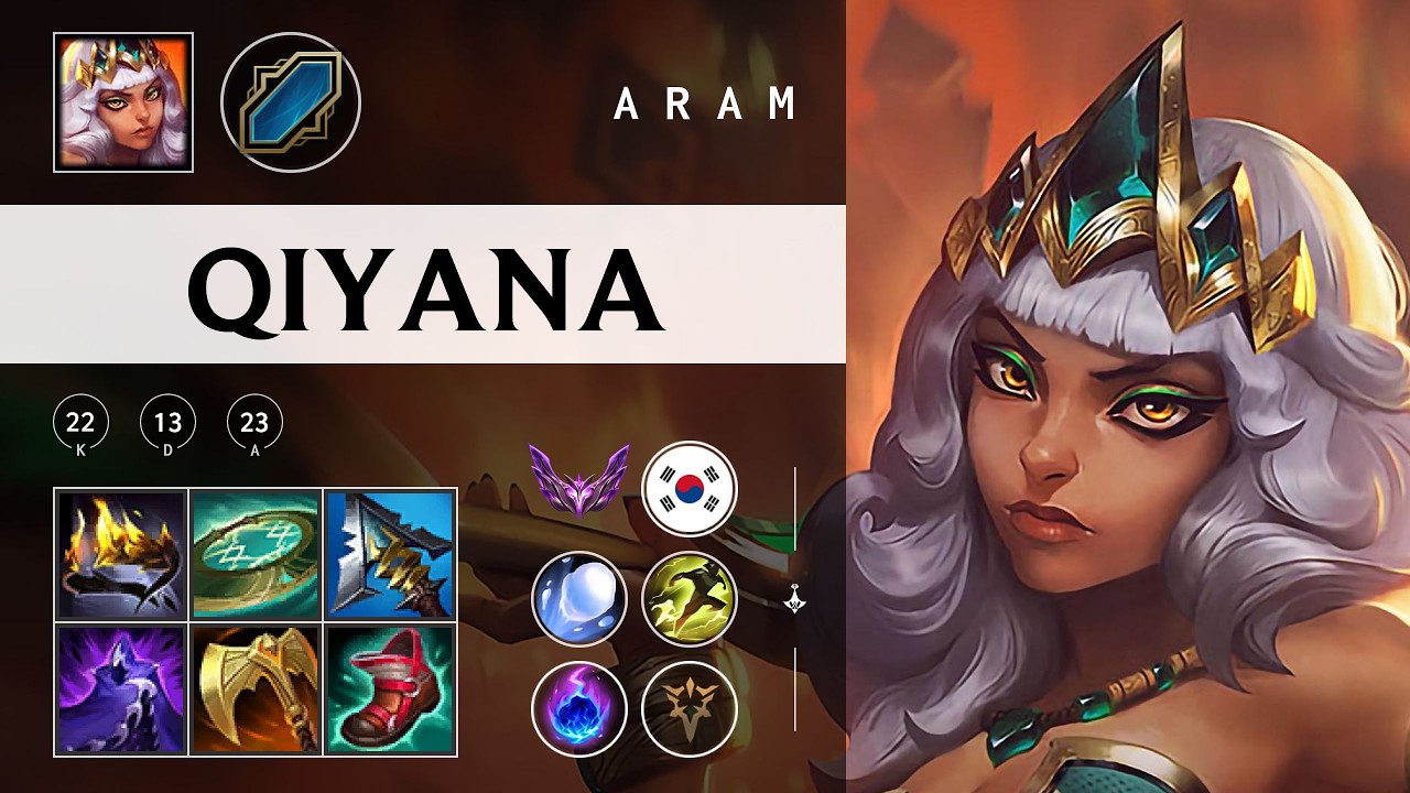 Qiyana ARAM - KR Master Patch 26.04