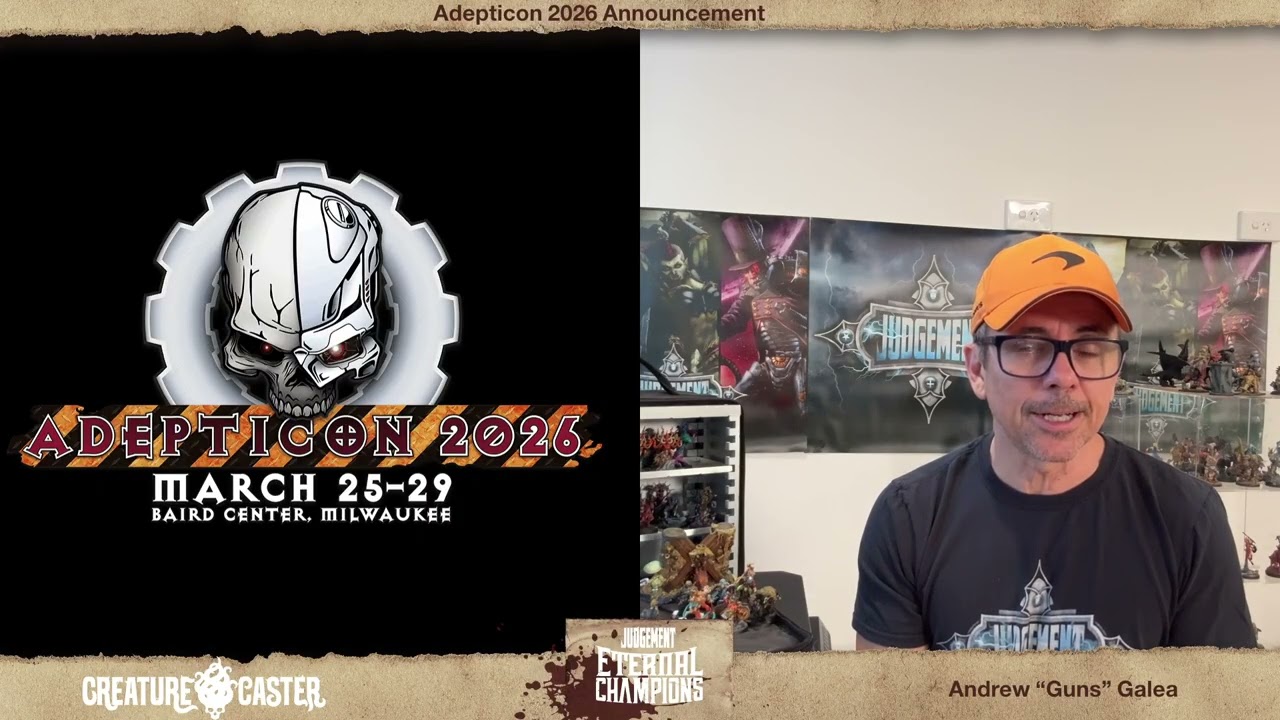 Adepticon 2026 announcement | Judgement Eternal Champions