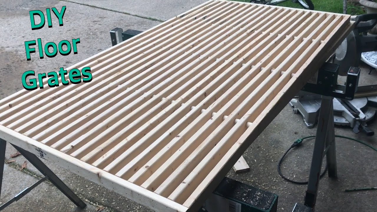 DIY floor grates.