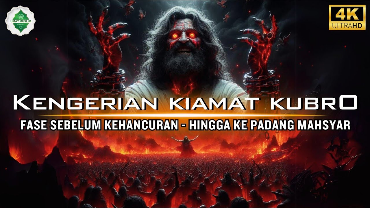 Huru-Hara Kiamat Kubro‼️ Fase Paceklik Dunia, Munculnya Dajjal, Hingga Fase di Padang Mahsyar‼️