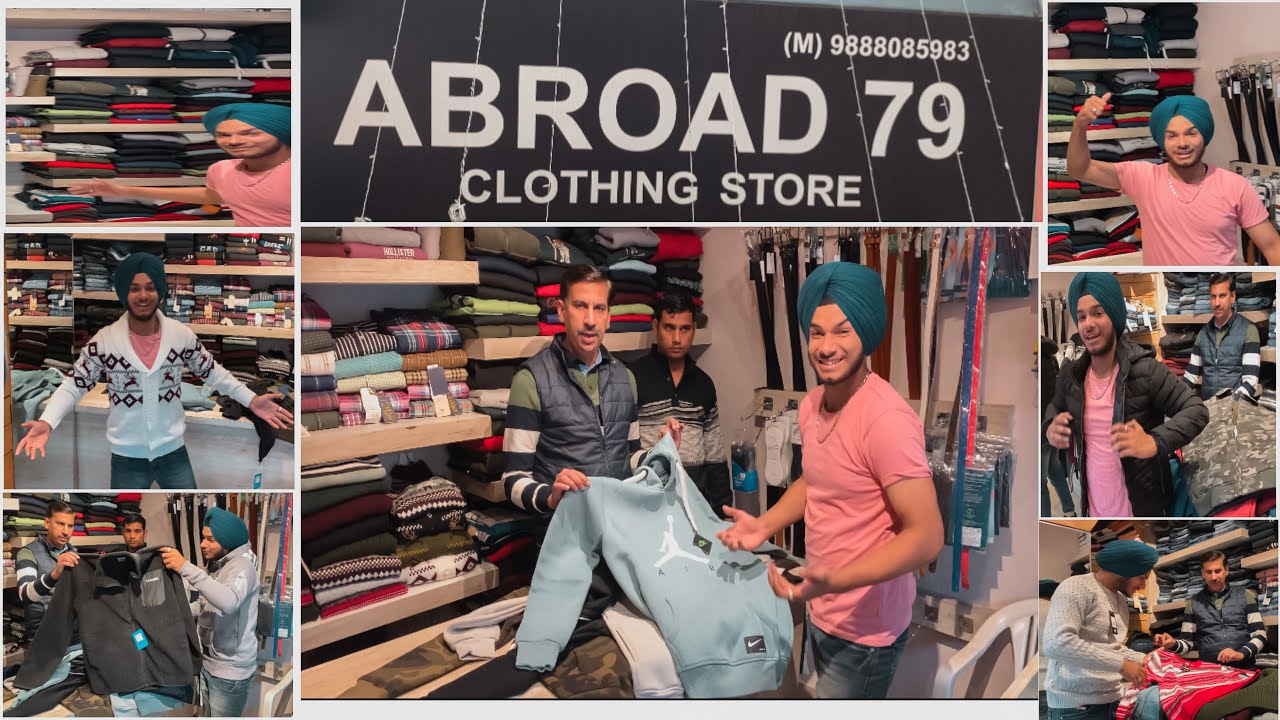 Abroad 79 clothing store 🥰, all branded and genuine clothes are available 😱||sujalarora