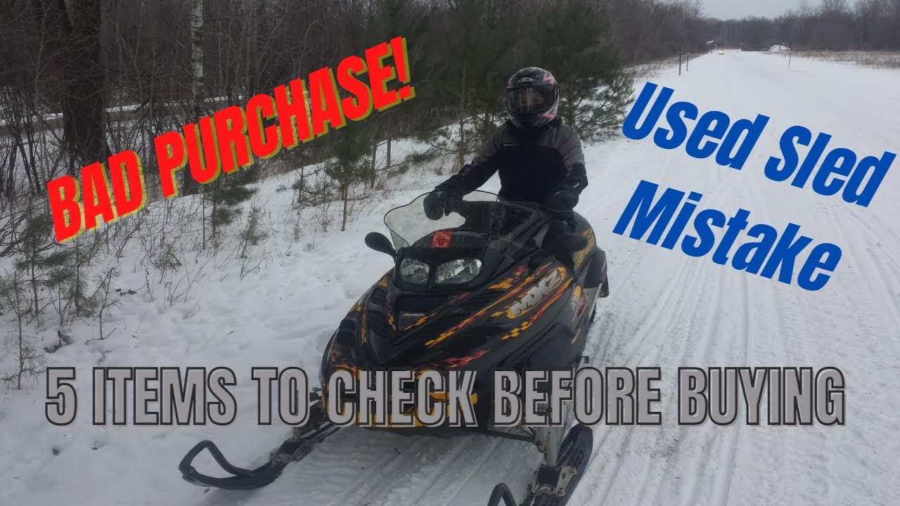 Buying A Used Snowmobile | 5 Things to Look For | Save Money & Time