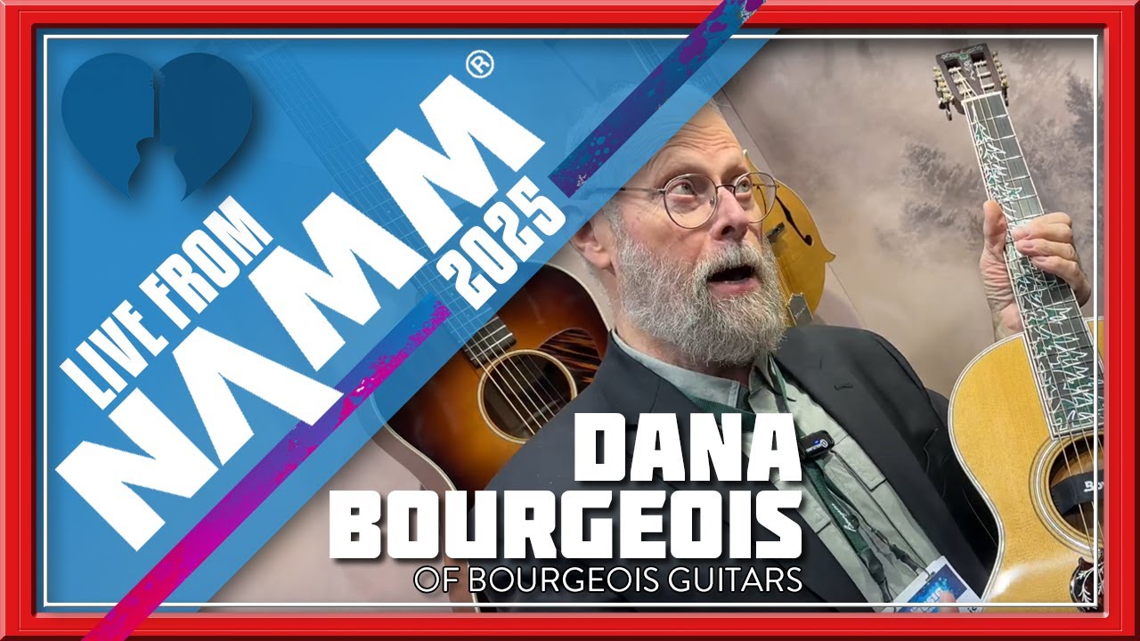Interview with Dana Bourgeois of Bourgeois Guitars, NAMM 2025.