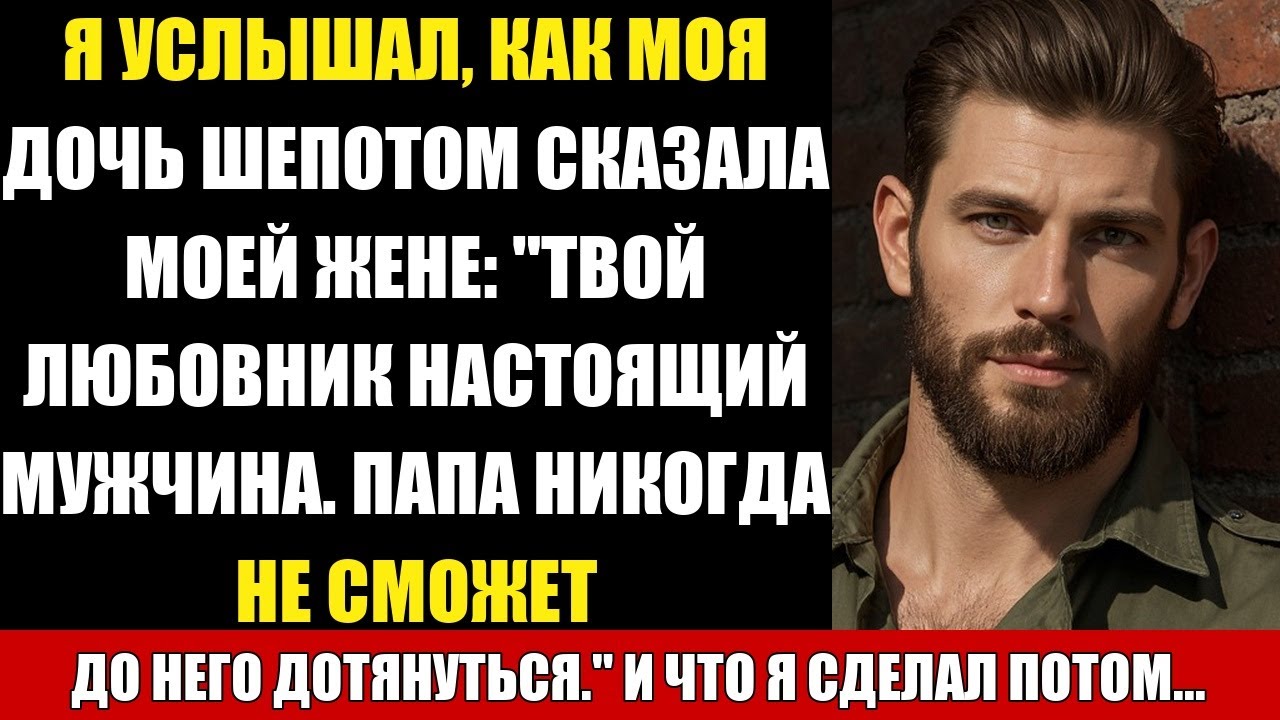 Я УСЛЫШАЛ, КАК МОЯ ДОЧЬ ШЕПОТОМ СКАЗАЛА МОЕЙ ЖЕНЕ: 