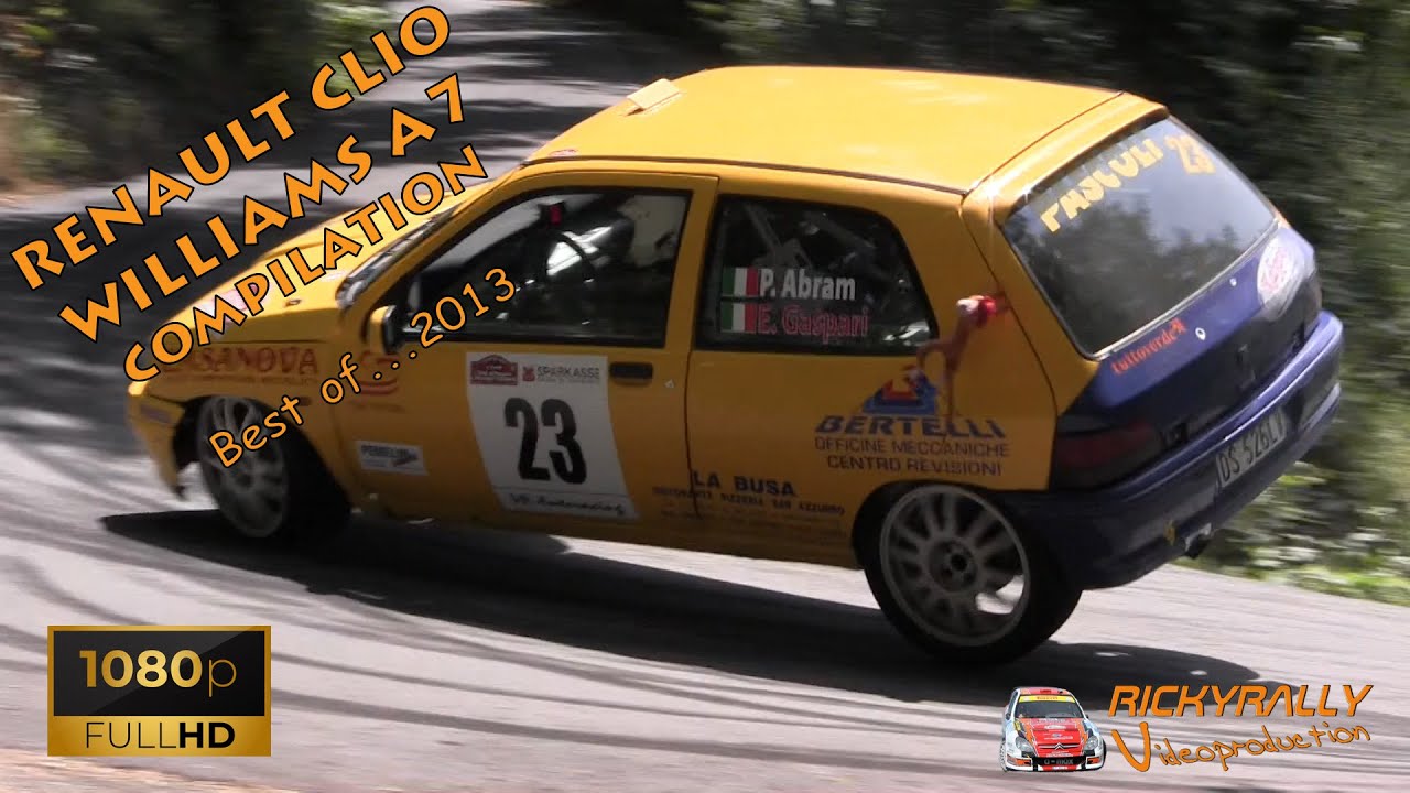 RENAULT CLIO WILLIAMS COMPILATION...Best of 2013 | show - action - flat out - pure sound