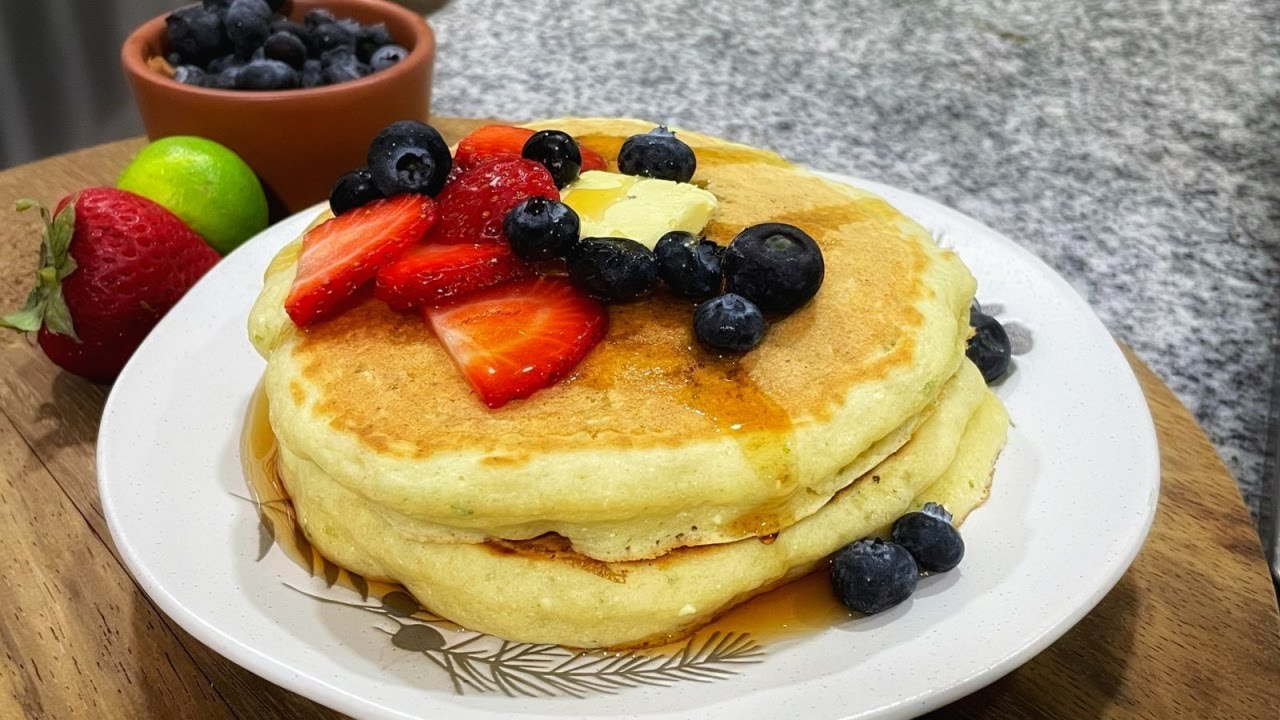 LEMON RICOTTA PANCAKES | HOTCAKES DE QUESO RICOTTA Y LIMÓN | ALE DE NAVA