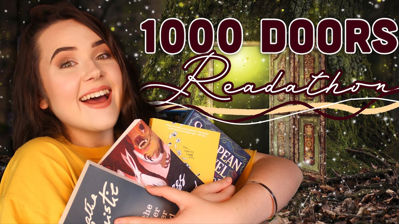 1000 DOORS READATHON READING VLOG! ✨reading 5 books in a week ft having a breakdown @ the challenges