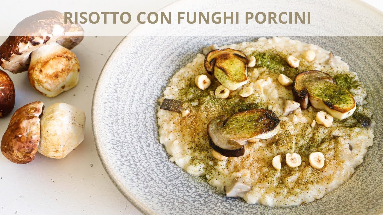 Risotto con funghi porcini: ricetta innovativa e di recupero ChefDeg I Saporie