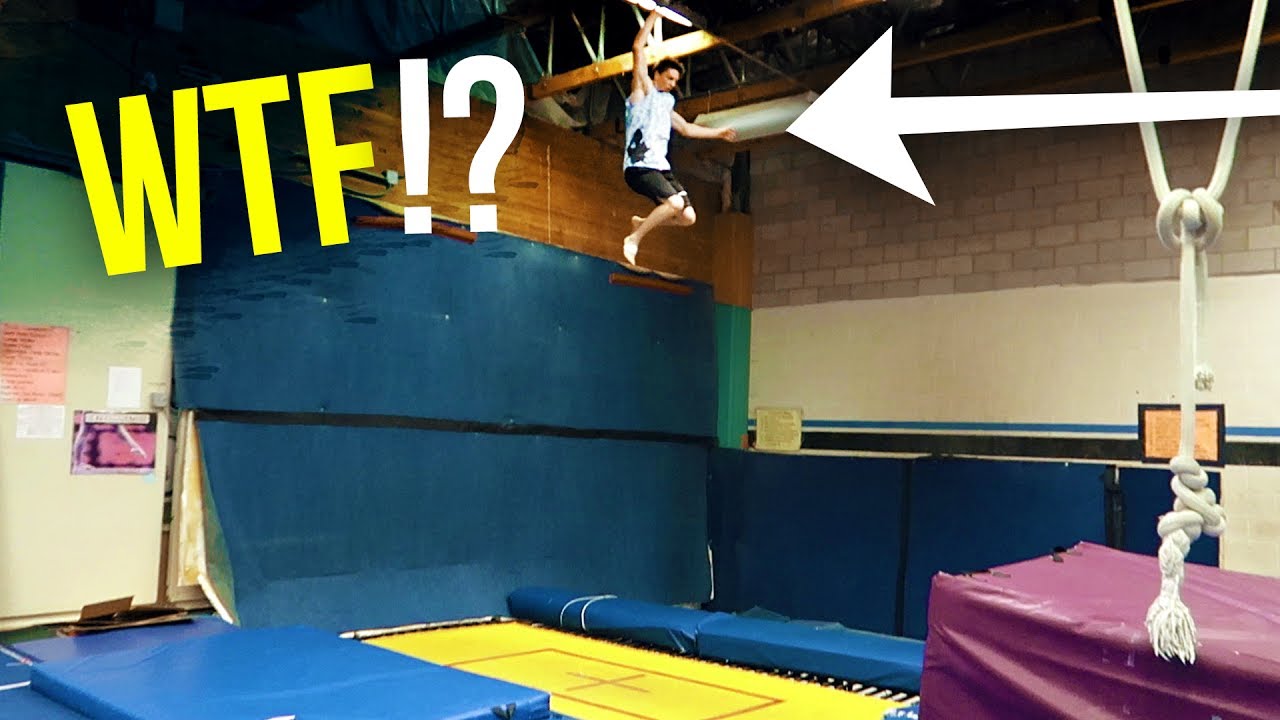 THE BOUNCIEST GYM TRAMPOLINE!!?