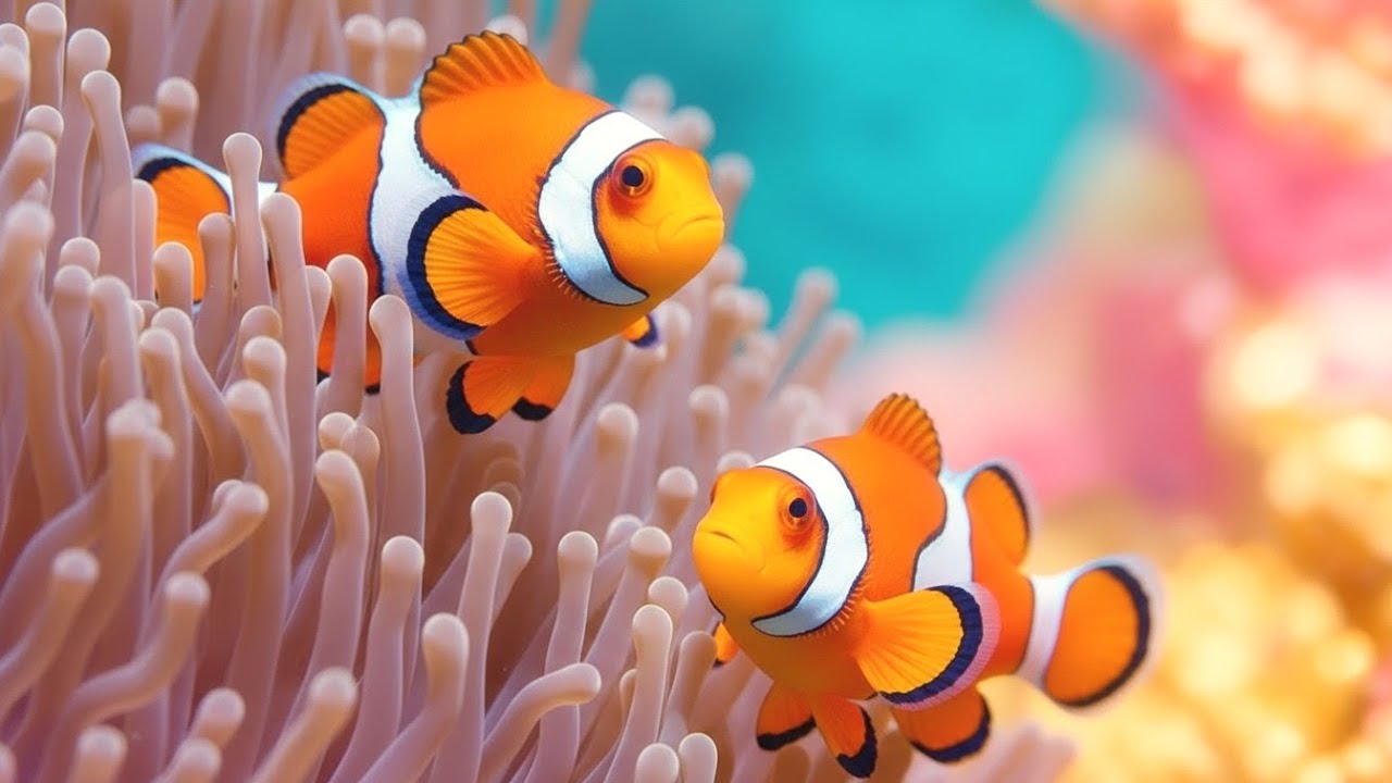 The Best 4K Aquarium 🐠 Explore the Stunning World of Sea Jellyfish and Beautiful Coral Reef Fish.#96