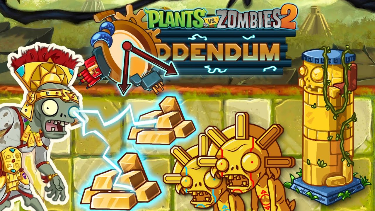 New Wizard & gimmicks countering the Gold Tiles - Lost City 1-10 | PvZ 2 Addendum