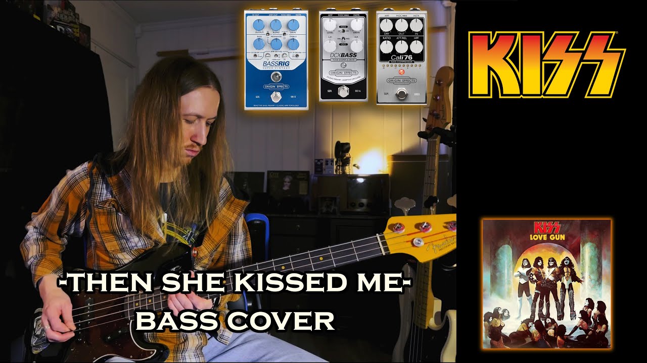 Kiss - Then She Kissed Me - Bass Cover [HQ AUDIO]