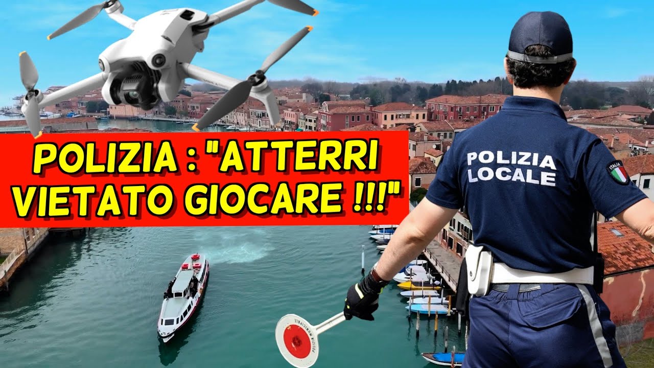 ASSURDO !!! FACCIA ATTERRARE IL DRONE E' VIETATO GIOCARE