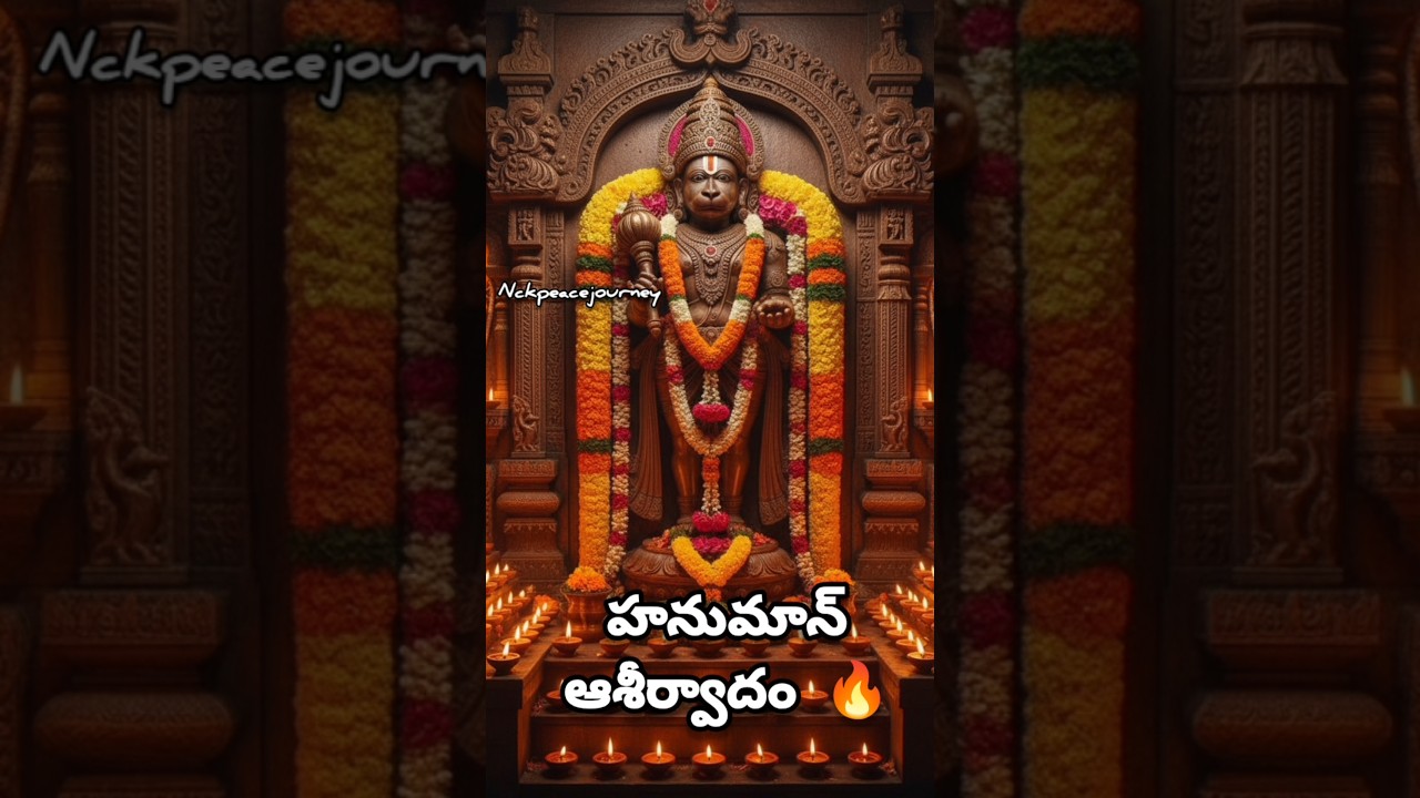 Hanuman Chalisa 🙏 Powerful Divine Darshan | Sankat Mochan Blessings 🔥