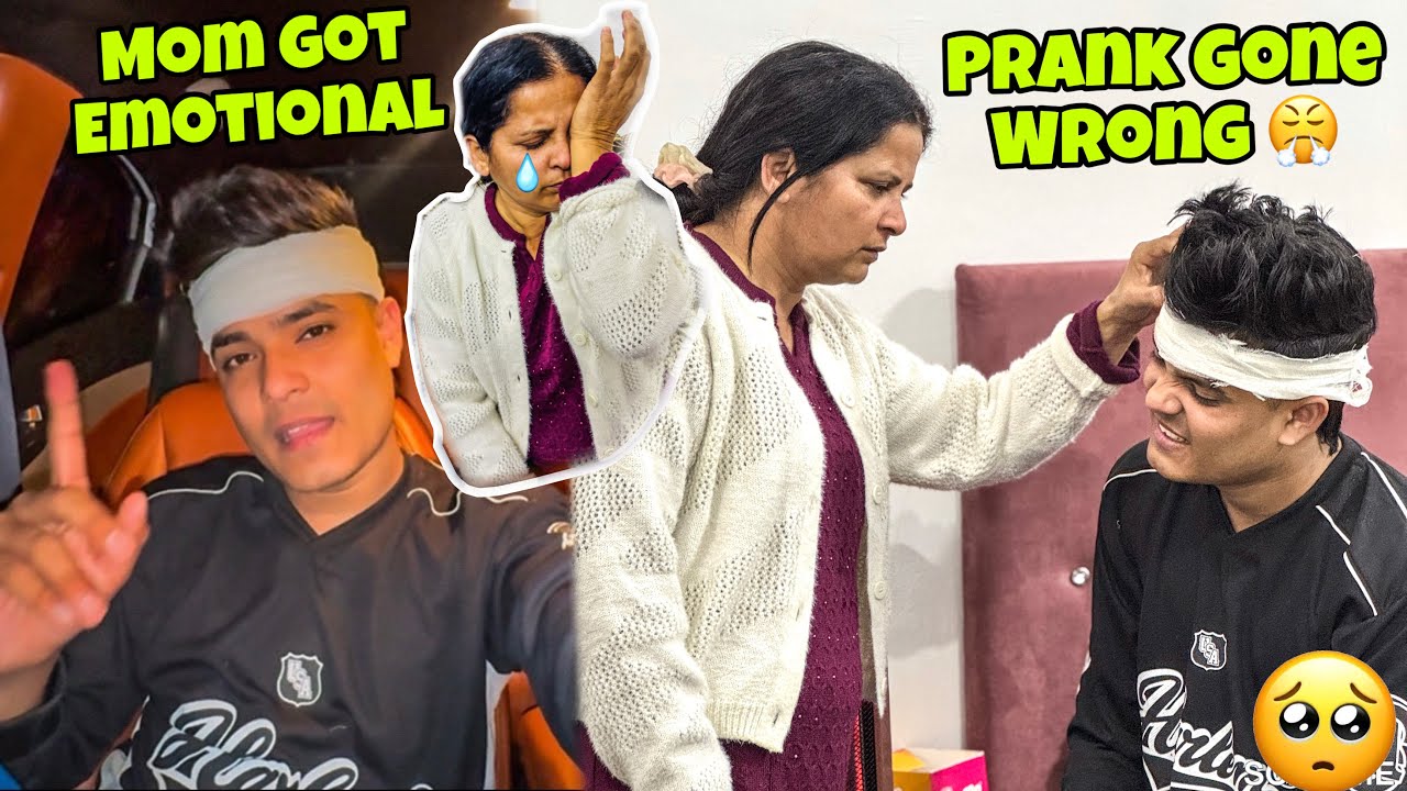 A€€ident Prank Gone Wrong 💔Mama Sach Mai Roone Lagee 🥺 Yeh Kya Ho Gya