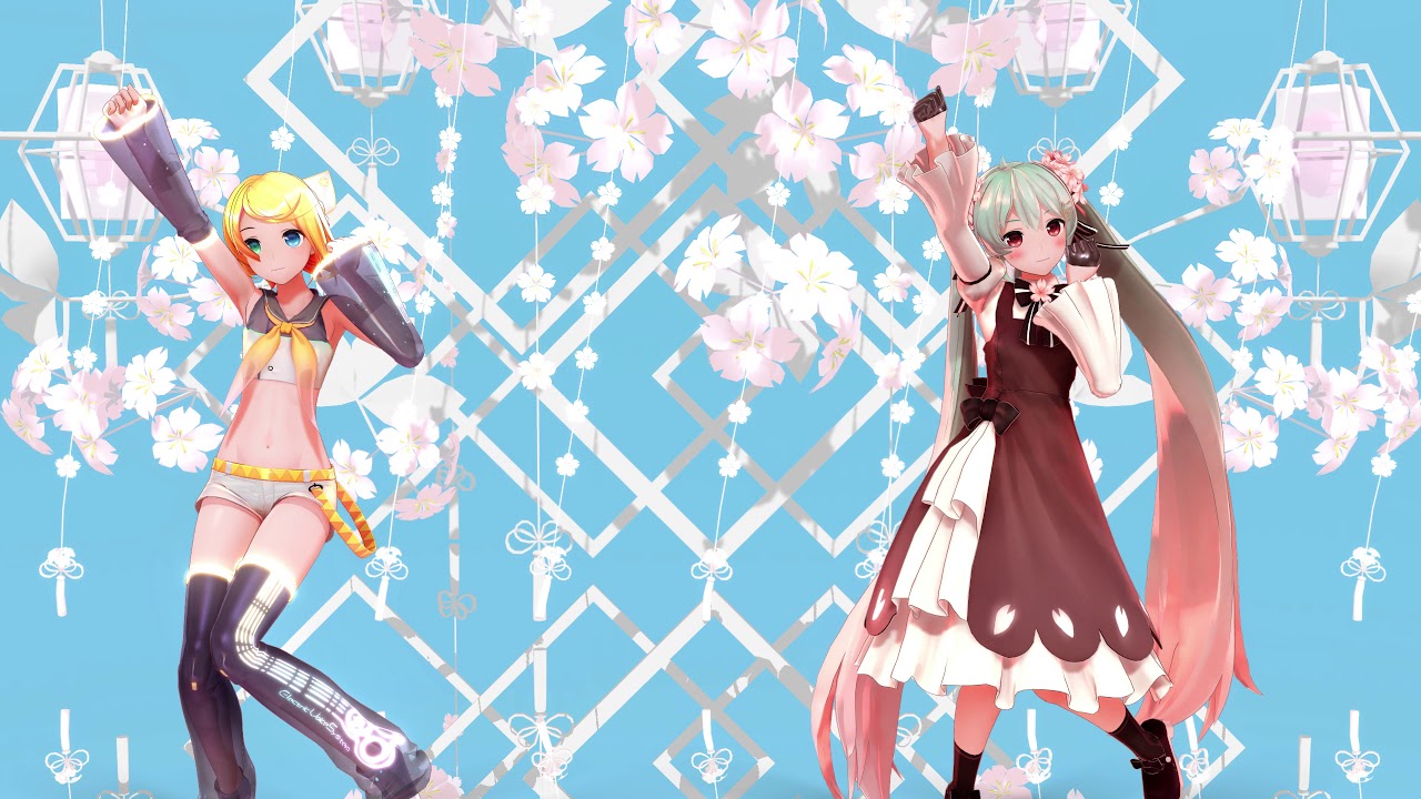 [MMD] Sweetiex2 [Miku] [Rin]