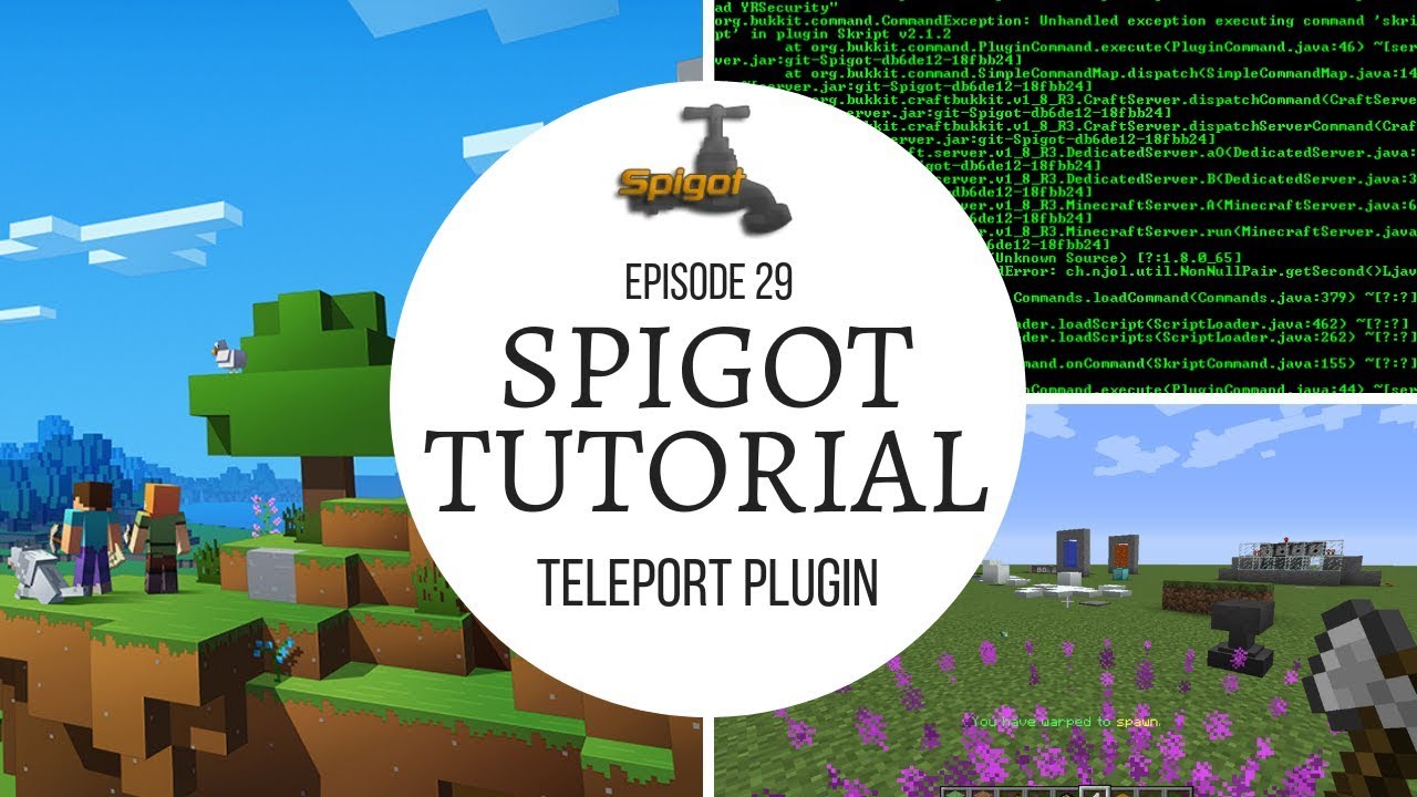 Разработка плагина Spigot - 29 - Плагин Teleport