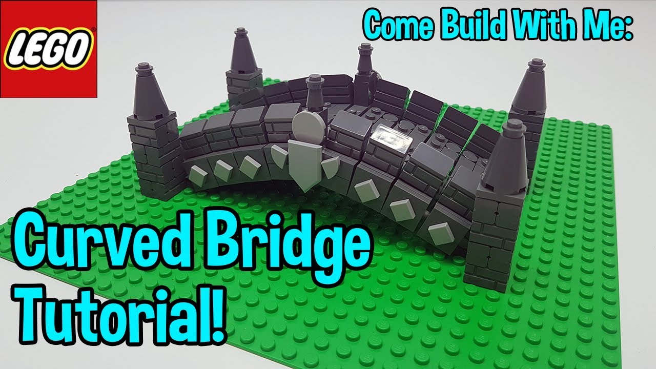 LEGO Curved Stone Bridge Tutorial! | In 4K! | How to Get a Flawless Arch! #lego #legotutorial