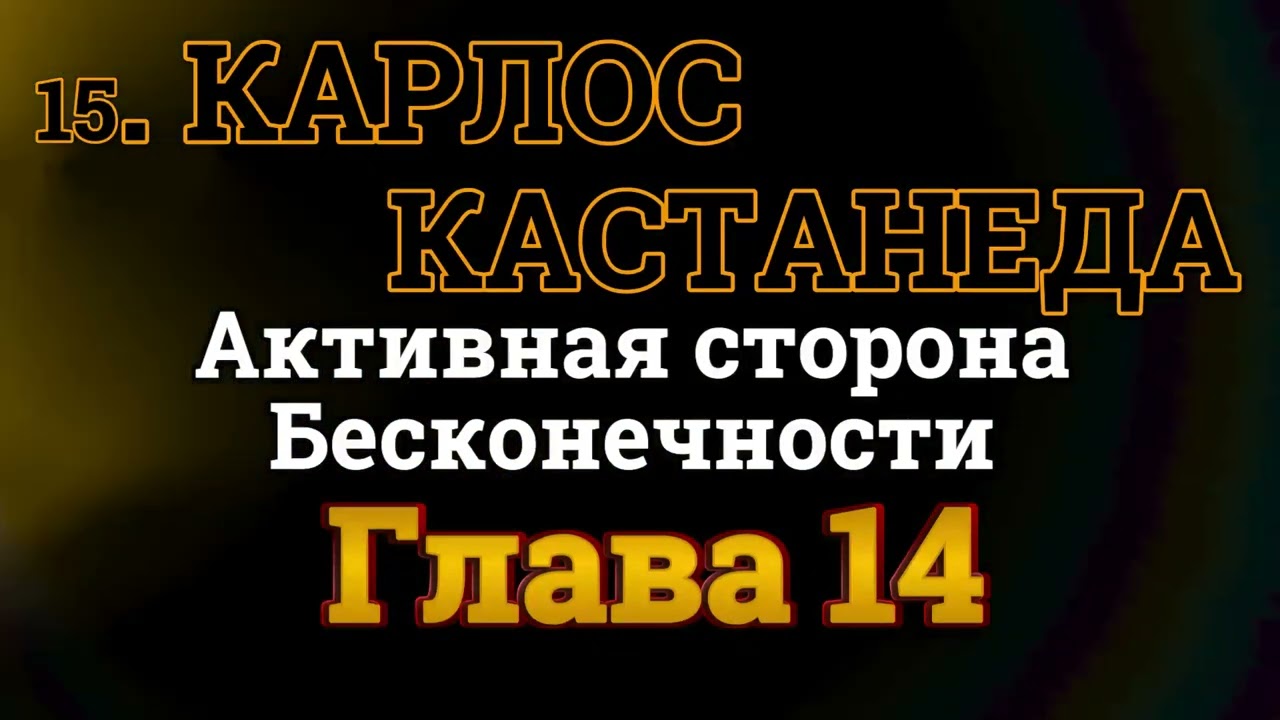 15 Карлос Кастанеда Десятая книга Активная сторона Бесконечности Глава 14