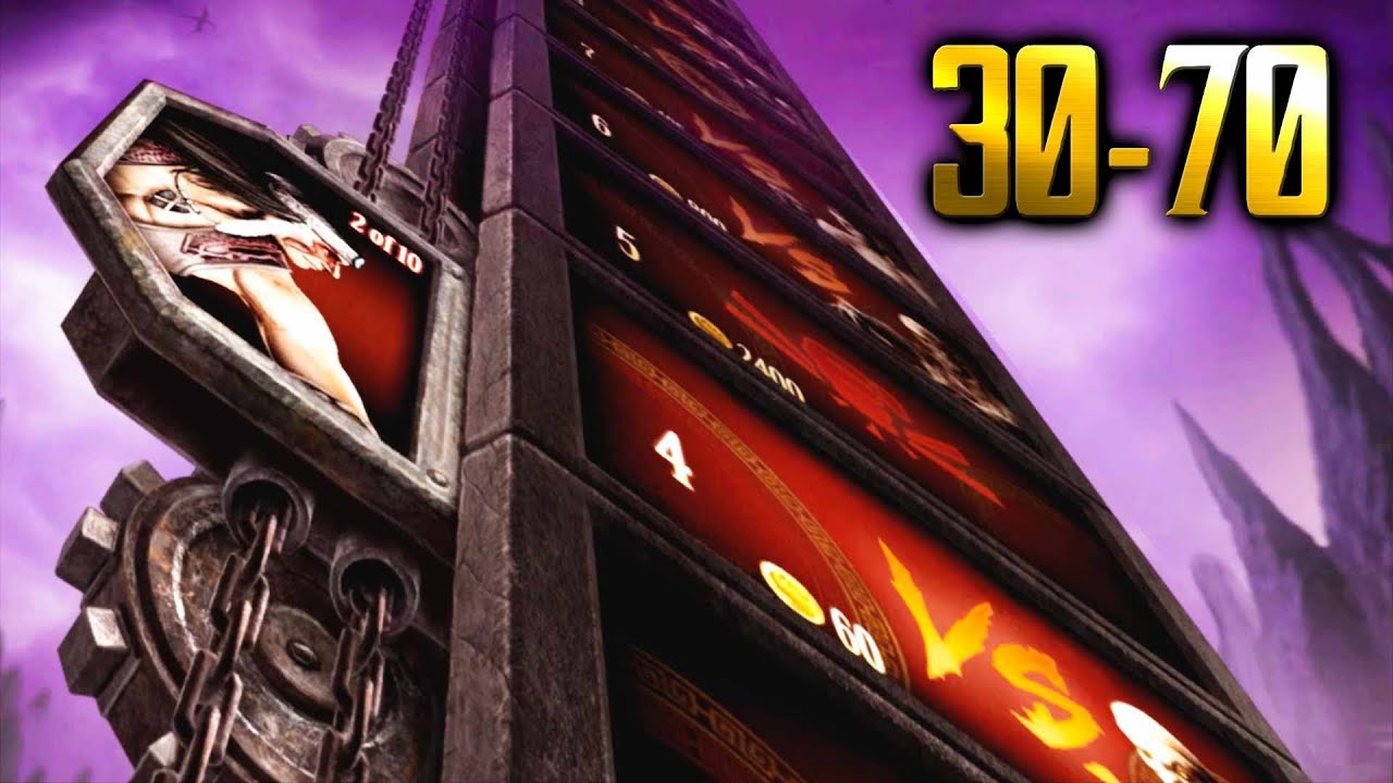 Mortal Kombat: Challenge Tower 30-70! [Kano, Kabal, Reptile, Cyrax, Sub-Zero, Sektor etc]