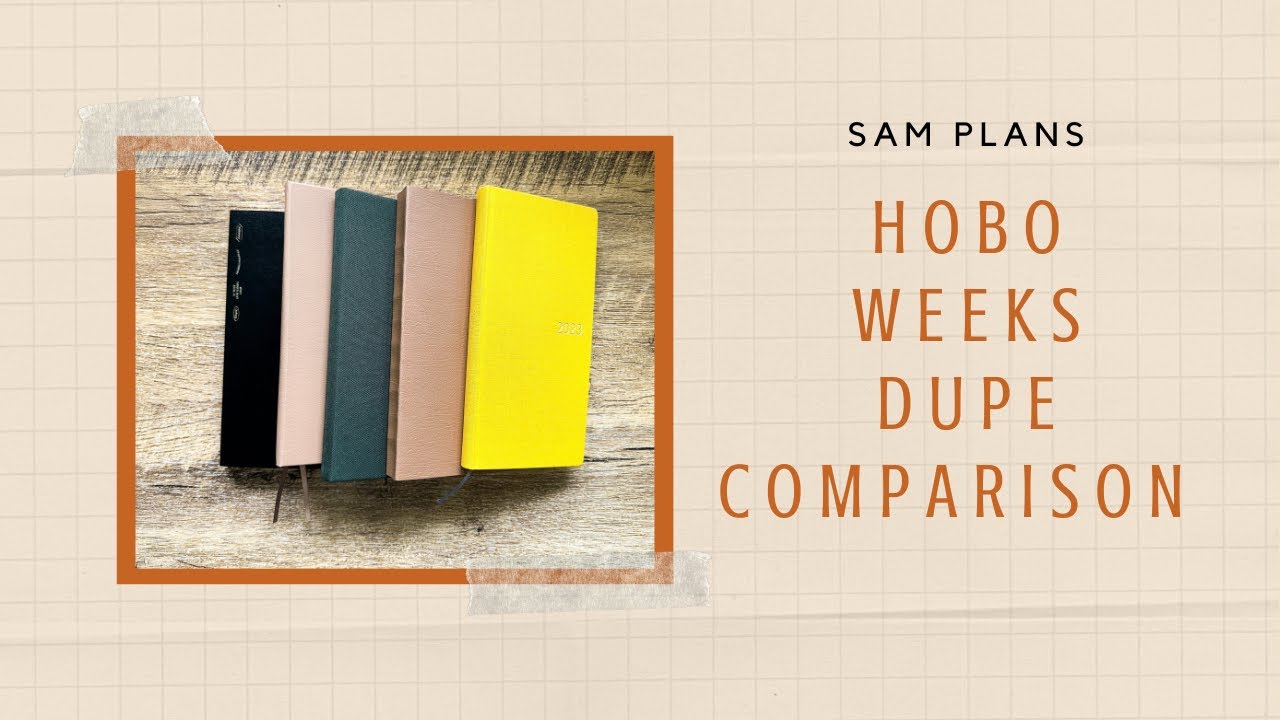 Comparing Hobonichi Weeks Dupes