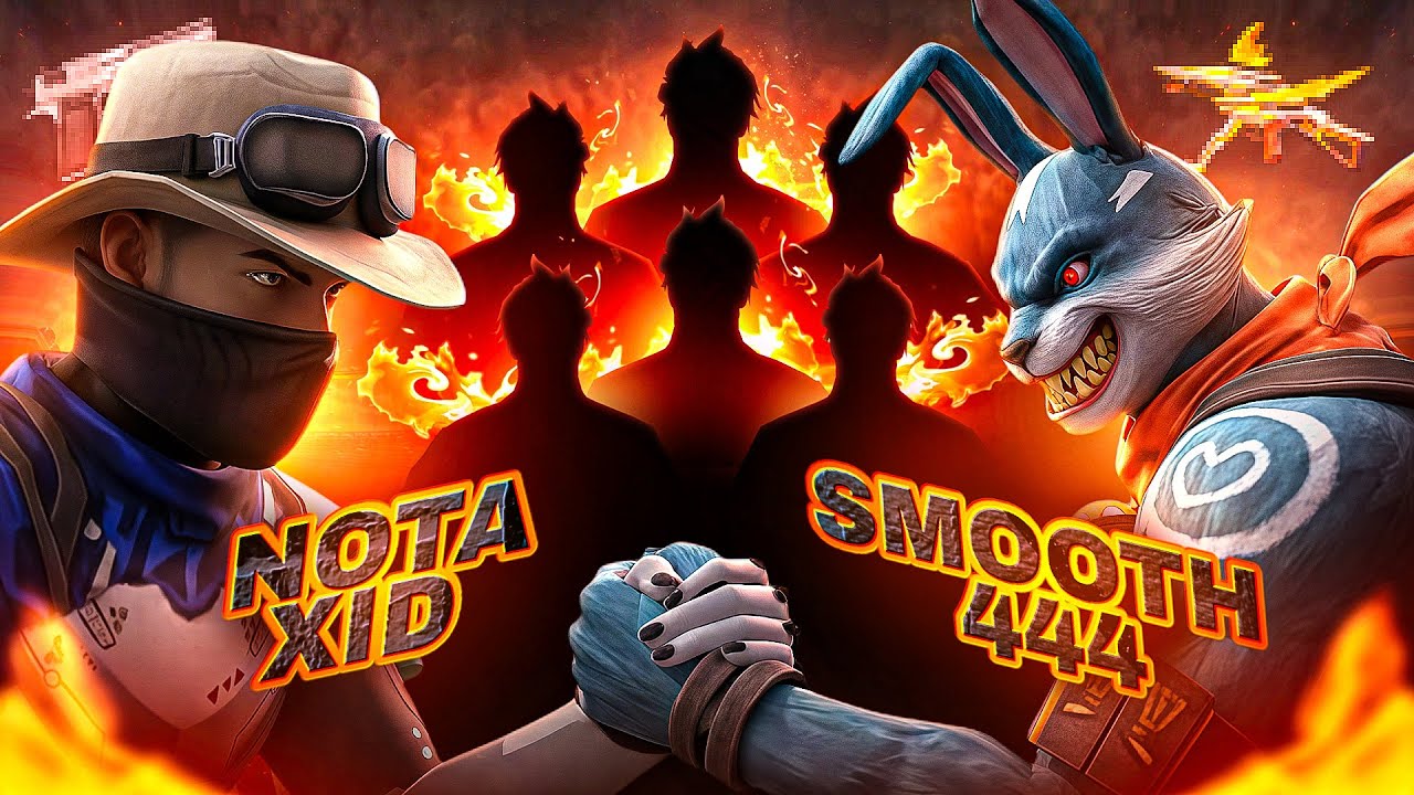 Smooth Only UMP😈 & NOTAXID Only Desert 💀V/S 6 PC PLAYERS 