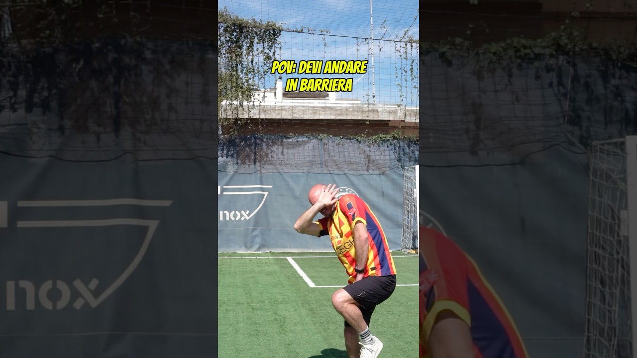 DEVI ANDARE IN BARRIERA 😅#calcio #seriea #lecce #salento #calcioitaliano #terzacategoria #shorts