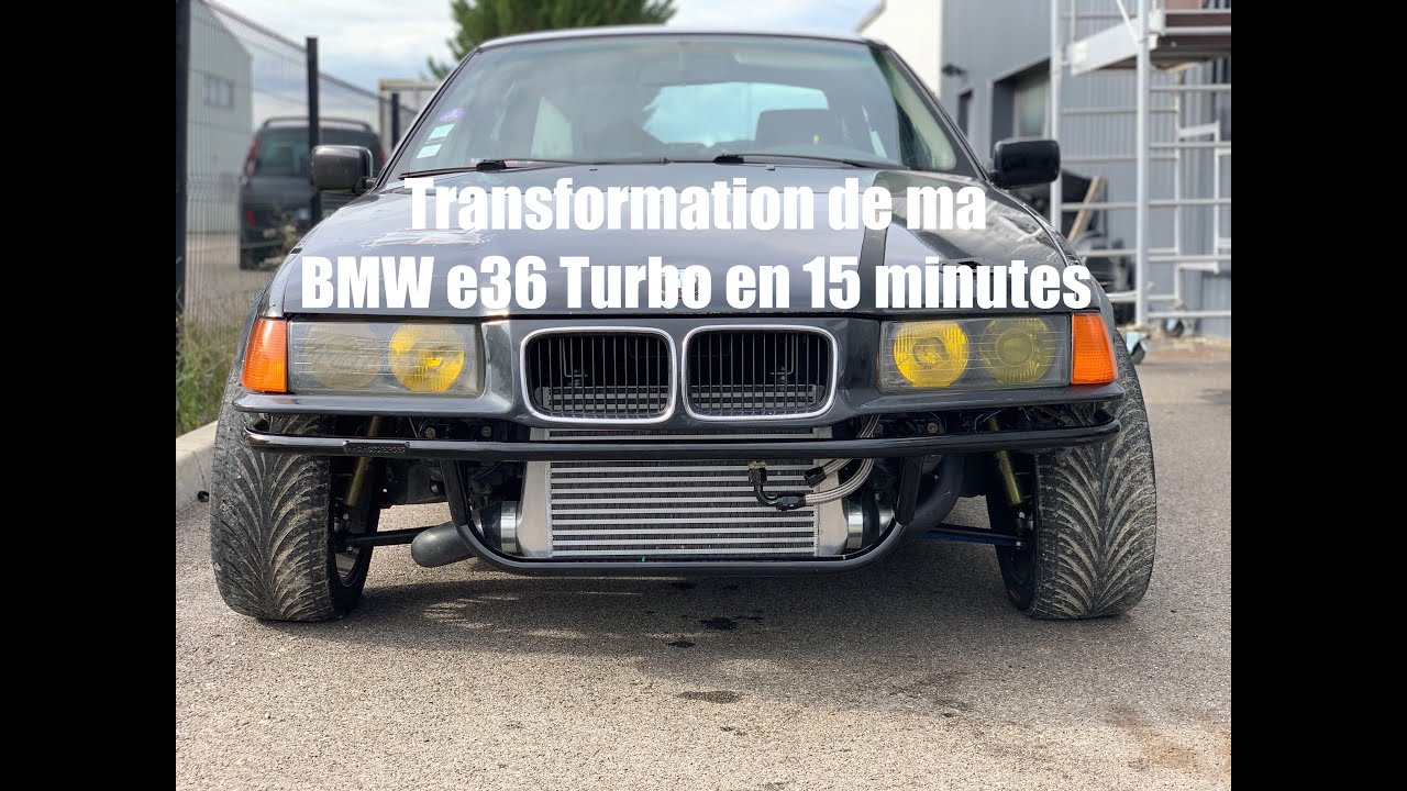 Building a e36 Turbo in 15 minutes!