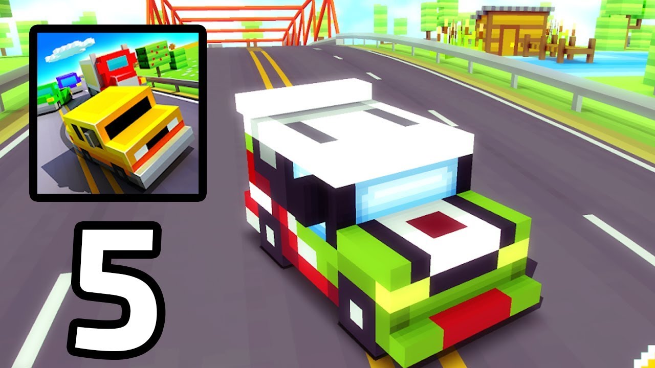 Blocky Highway Traffic Racing - Gameplay Part 5 (Android,IOS)
