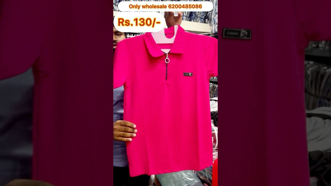Men’s T-shirt Lycra 130/-. Tirupur wholesale market.
