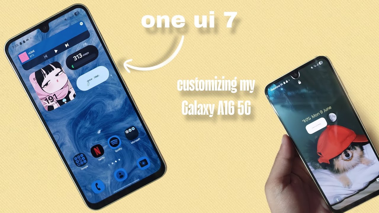 Galaxy A16 5G Just Got Better 💛 | One UI 7 | My Setup + New Features and Hidden Gems