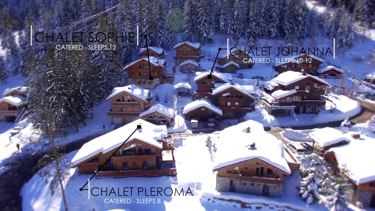 La Tania Aerial Video from Alpine Escape by AltiVisual and Griffilms Animation