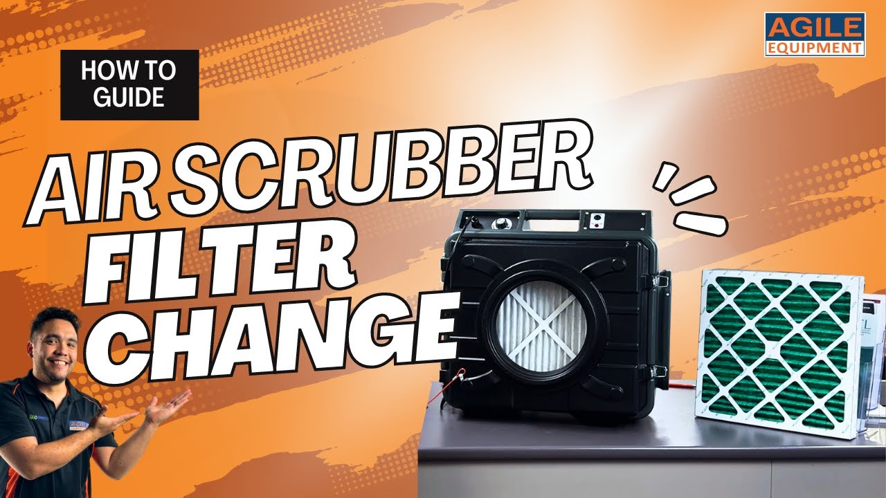 How to Replace Filters in a HEPA Air Scrubber & How Often