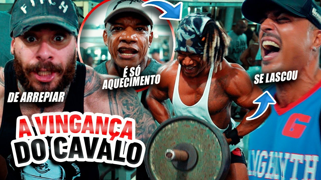 LEO STRONDA E BIG JEFF ESMAGARAM O CAVERNINHA COM O CAVALO - A VINGANÇA DO CAVALO