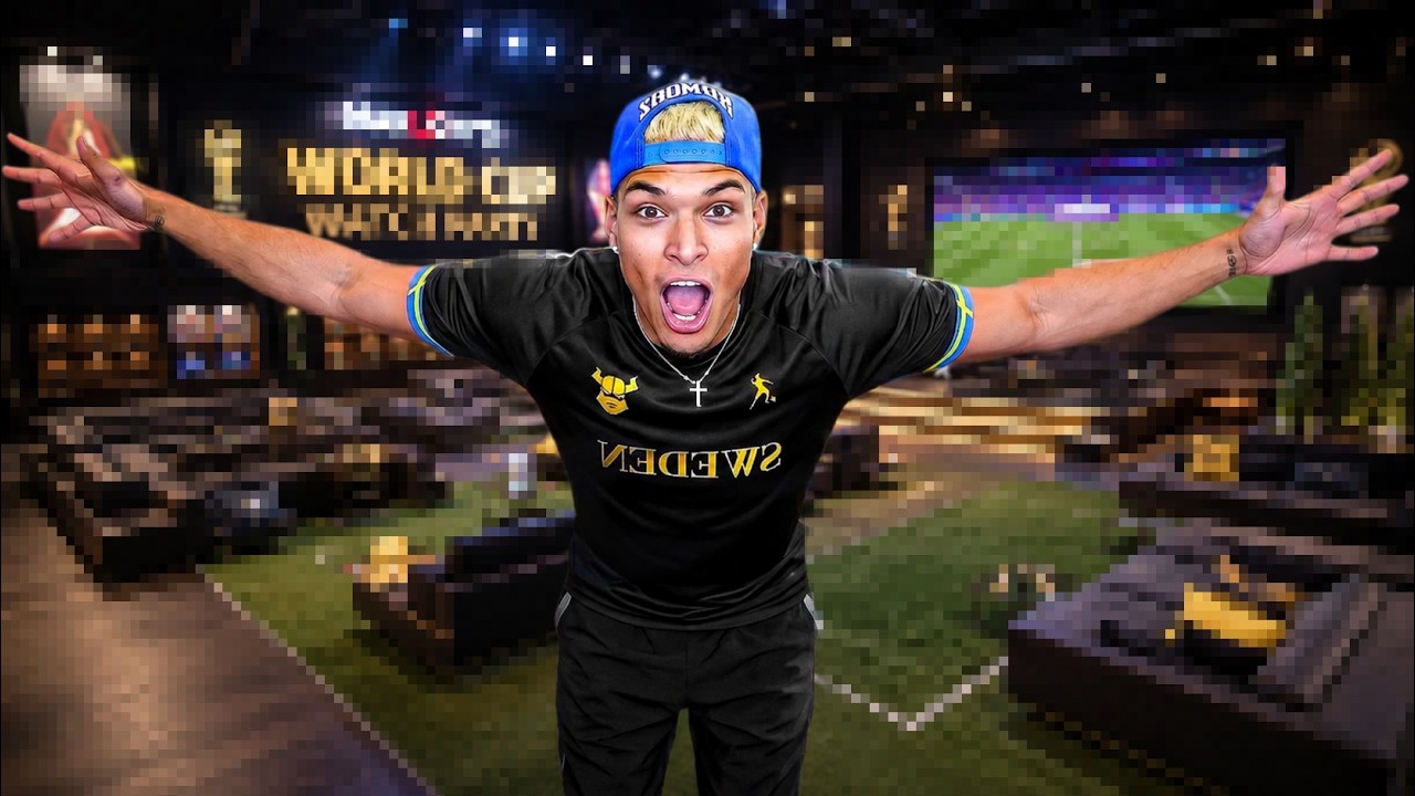 I Built A World Cup Room Inside The CORE House..