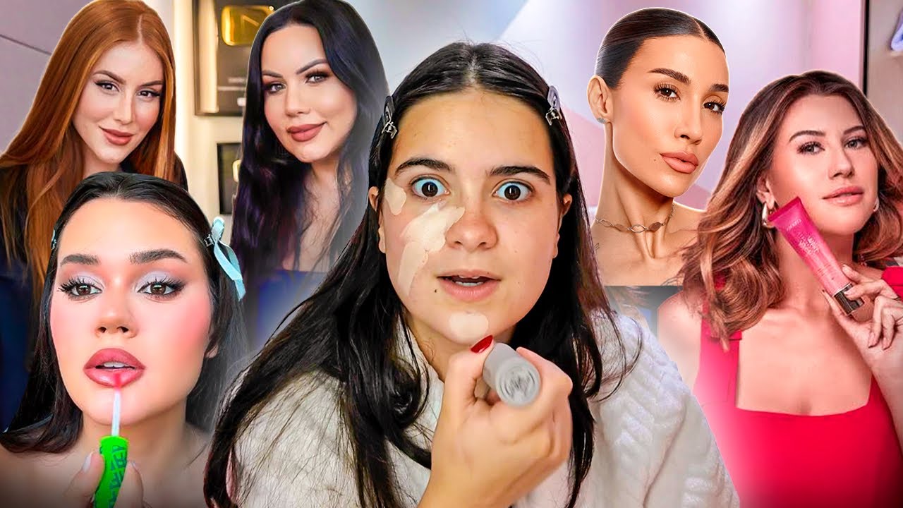 TESTANDO AS MAKES DAS INFLUENCIADORAS! Elas não estão preparadas pra isso…