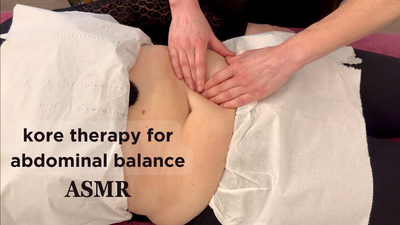 ASMR Kore Therapy for Abdominal Balance | TCM Stomach Massage & Body Repatterning