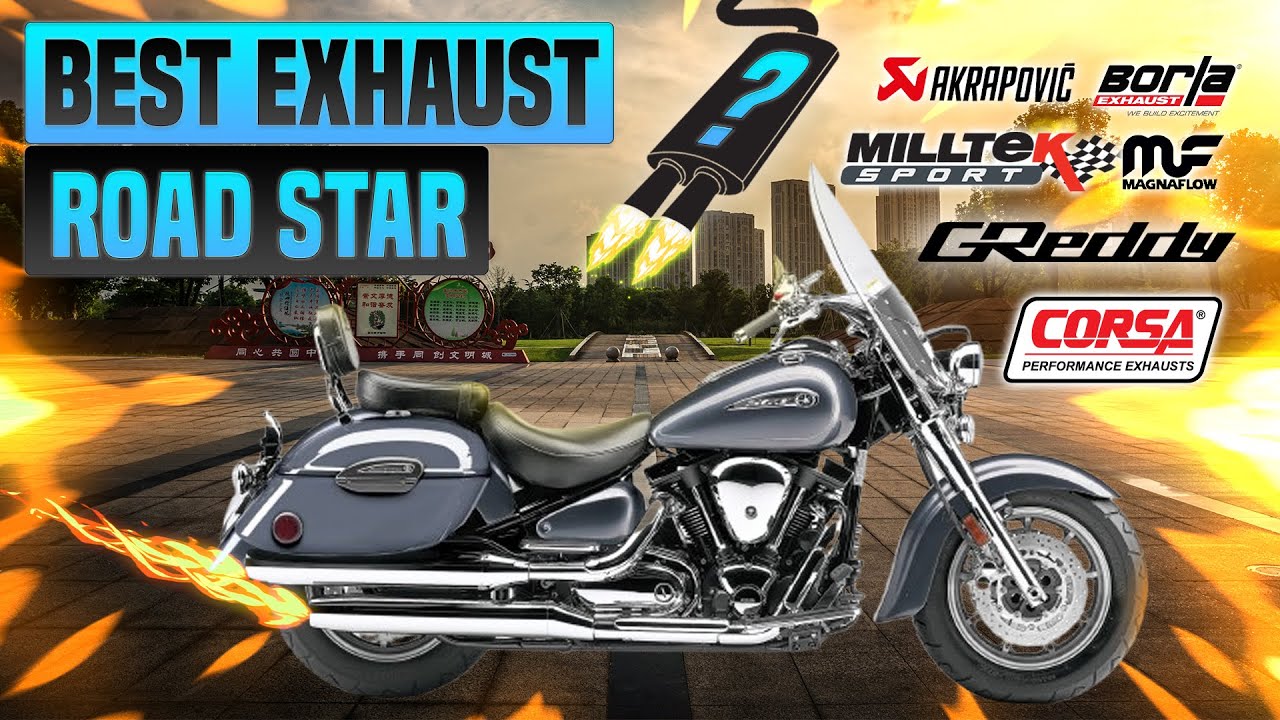 Yamaha Road Star Exhaust Sound🔥Bassani,Cobra,Danmoto,Freedom Performance,Hard Krome's,Vance&Hines